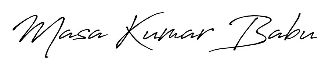 Make a beautiful signature design for name Masa Kumar Babu. Use this online signature maker to create a handwritten signature for free. Masa Kumar Babu signature style 7 images and pictures png