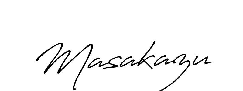 How to make Masakazu name signature. Use Antro_Vectra_Bolder style for creating short signs online. This is the latest handwritten sign. Masakazu signature style 7 images and pictures png