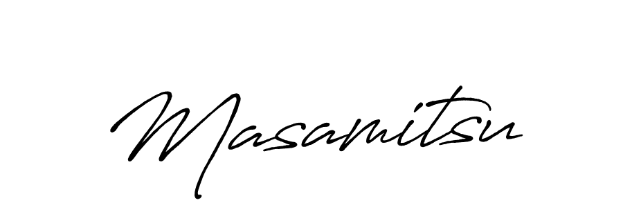 Also we have Masamitsu name is the best signature style. Create professional handwritten signature collection using Antro_Vectra_Bolder autograph style. Masamitsu signature style 7 images and pictures png