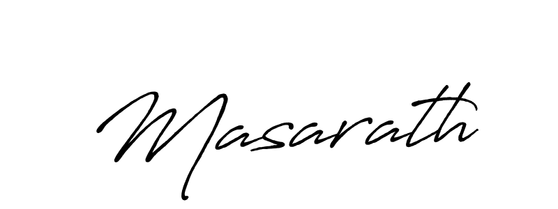 Design your own signature with our free online signature maker. With this signature software, you can create a handwritten (Antro_Vectra_Bolder) signature for name Masarath. Masarath signature style 7 images and pictures png