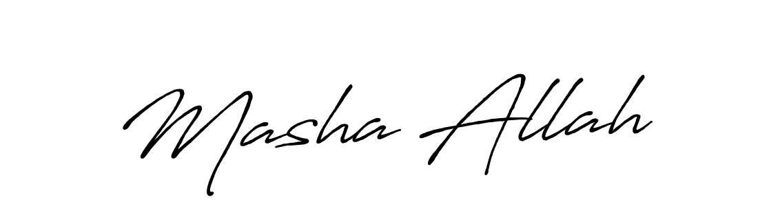 You should practise on your own different ways (Antro_Vectra_Bolder) to write your name (Masha Allah) in signature. don't let someone else do it for you. Masha Allah signature style 7 images and pictures png