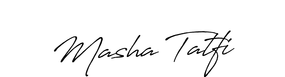 Similarly Antro_Vectra_Bolder is the best handwritten signature design. Signature creator online .You can use it as an online autograph creator for name Masha Tatfi. Masha Tatfi signature style 7 images and pictures png