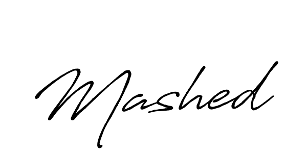 Mashed stylish signature style. Best Handwritten Sign (Antro_Vectra_Bolder) for my name. Handwritten Signature Collection Ideas for my name Mashed. Mashed signature style 7 images and pictures png