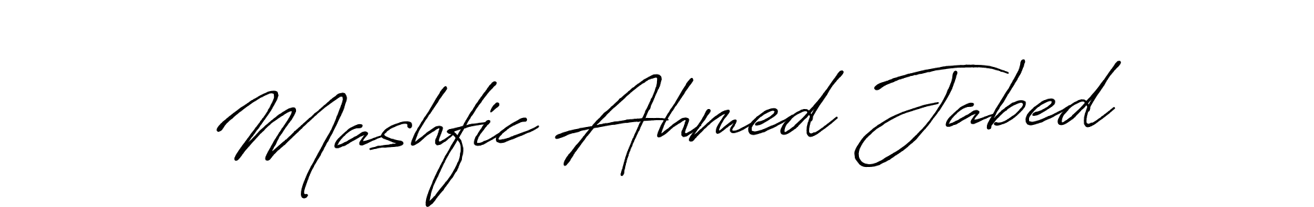 Similarly Antro_Vectra_Bolder is the best handwritten signature design. Signature creator online .You can use it as an online autograph creator for name Mashfic Ahmed Jabed. Mashfic Ahmed Jabed signature style 7 images and pictures png