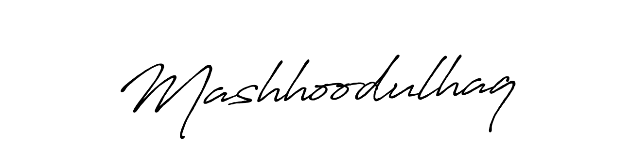 This is the best signature style for the Mashhoodulhaq name. Also you like these signature font (Antro_Vectra_Bolder). Mix name signature. Mashhoodulhaq signature style 7 images and pictures png