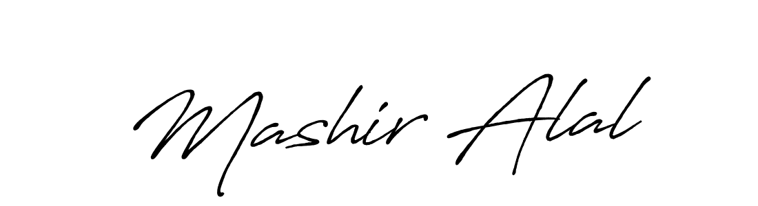 Also we have Mashir Alal name is the best signature style. Create professional handwritten signature collection using Antro_Vectra_Bolder autograph style. Mashir Alal signature style 7 images and pictures png