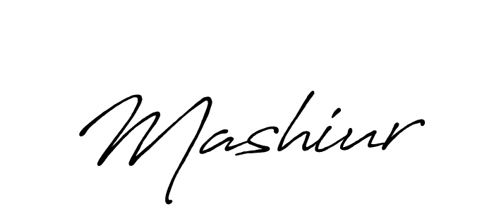 You should practise on your own different ways (Antro_Vectra_Bolder) to write your name (Mashiur) in signature. don't let someone else do it for you. Mashiur signature style 7 images and pictures png