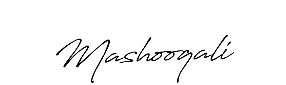 It looks lik you need a new signature style for name Mashooqali. Design unique handwritten (Antro_Vectra_Bolder) signature with our free signature maker in just a few clicks. Mashooqali signature style 7 images and pictures png