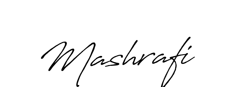 How to make Mashrafi signature? Antro_Vectra_Bolder is a professional autograph style. Create handwritten signature for Mashrafi name. Mashrafi signature style 7 images and pictures png