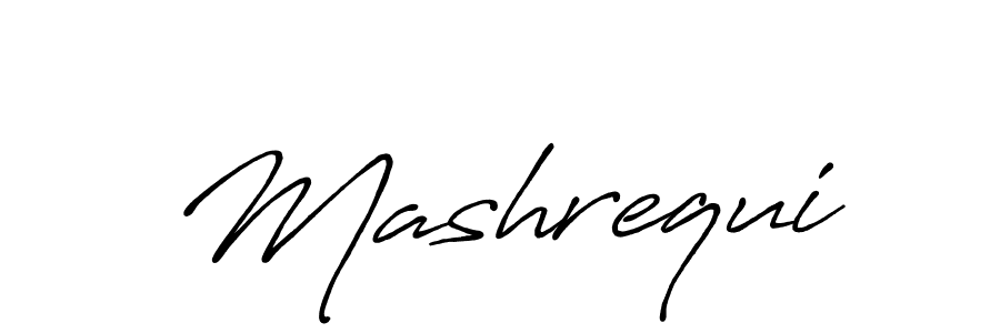 Create a beautiful signature design for name Mashrequi. With this signature (Antro_Vectra_Bolder) fonts, you can make a handwritten signature for free. Mashrequi signature style 7 images and pictures png