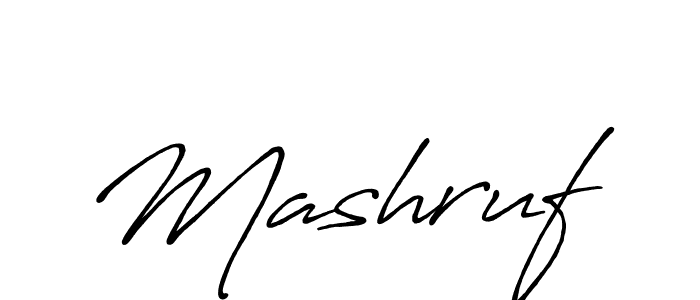 if you are searching for the best signature style for your name Mashruf. so please give up your signature search. here we have designed multiple signature styles  using Antro_Vectra_Bolder. Mashruf signature style 7 images and pictures png