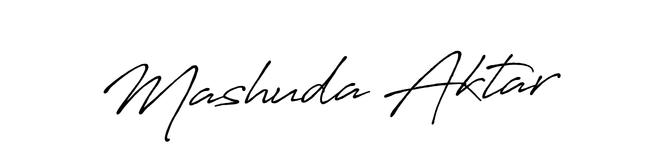 The best way (Antro_Vectra_Bolder) to make a short signature is to pick only two or three words in your name. The name Mashuda Aktar include a total of six letters. For converting this name. Mashuda Aktar signature style 7 images and pictures png