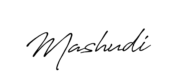 Mashudi stylish signature style. Best Handwritten Sign (Antro_Vectra_Bolder) for my name. Handwritten Signature Collection Ideas for my name Mashudi. Mashudi signature style 7 images and pictures png