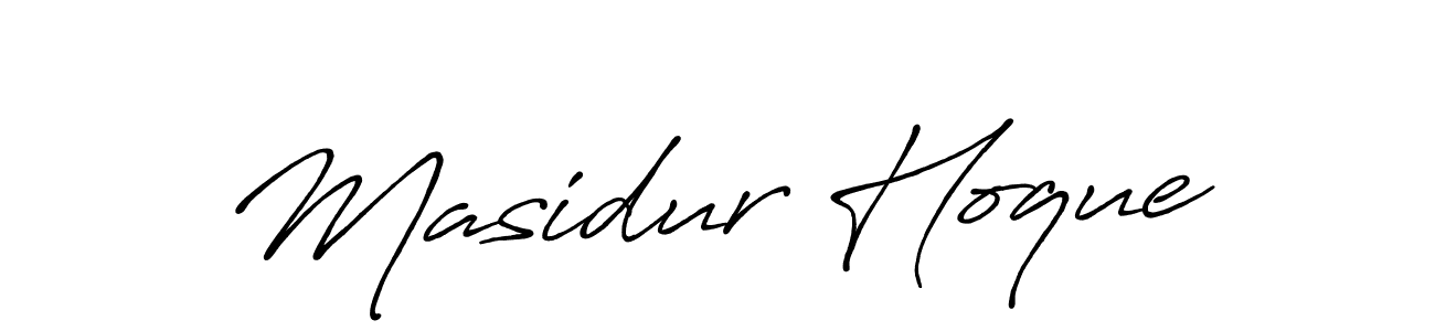 Make a beautiful signature design for name Masidur Hoque. Use this online signature maker to create a handwritten signature for free. Masidur Hoque signature style 7 images and pictures png