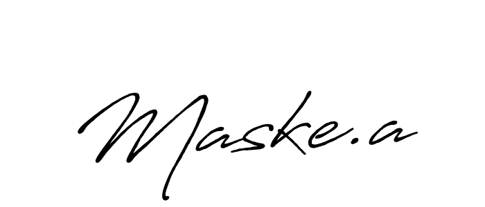Also You can easily find your signature by using the search form. We will create Maske.a name handwritten signature images for you free of cost using Antro_Vectra_Bolder sign style. Maske.a signature style 7 images and pictures png