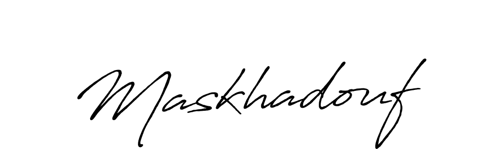 Once you've used our free online signature maker to create your best signature Antro_Vectra_Bolder style, it's time to enjoy all of the benefits that Maskhadouf name signing documents. Maskhadouf signature style 7 images and pictures png