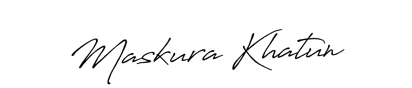 Maskura Khatun stylish signature style. Best Handwritten Sign (Antro_Vectra_Bolder) for my name. Handwritten Signature Collection Ideas for my name Maskura Khatun. Maskura Khatun signature style 7 images and pictures png