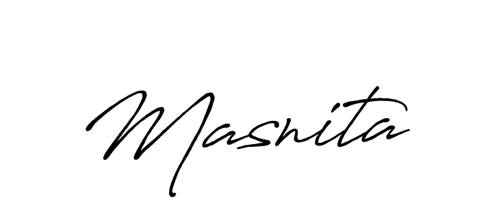 It looks lik you need a new signature style for name Masnita. Design unique handwritten (Antro_Vectra_Bolder) signature with our free signature maker in just a few clicks. Masnita signature style 7 images and pictures png