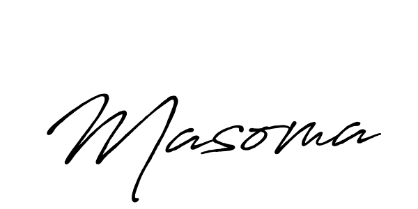 Once you've used our free online signature maker to create your best signature Antro_Vectra_Bolder style, it's time to enjoy all of the benefits that Masoma name signing documents. Masoma signature style 7 images and pictures png
