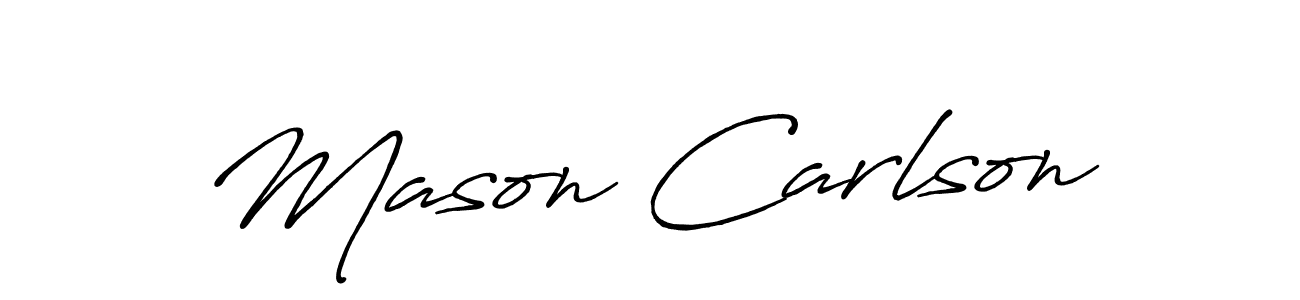 This is the best signature style for the Mason Carlson name. Also you like these signature font (Antro_Vectra_Bolder). Mix name signature. Mason Carlson signature style 7 images and pictures png