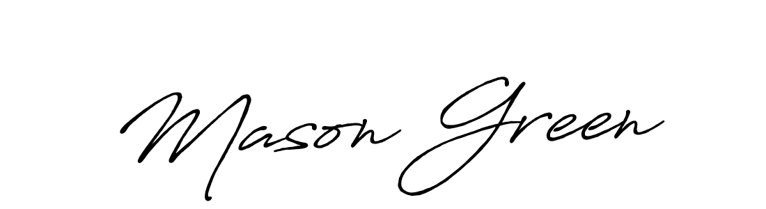 Once you've used our free online signature maker to create your best signature Antro_Vectra_Bolder style, it's time to enjoy all of the benefits that Mason Green name signing documents. Mason Green signature style 7 images and pictures png
