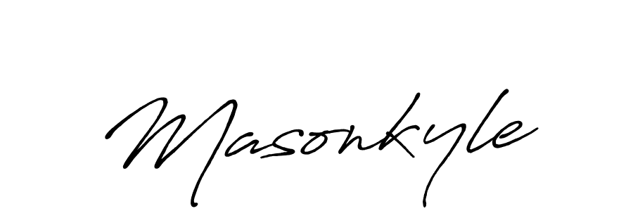 You should practise on your own different ways (Antro_Vectra_Bolder) to write your name (Masonkyle) in signature. don't let someone else do it for you. Masonkyle signature style 7 images and pictures png