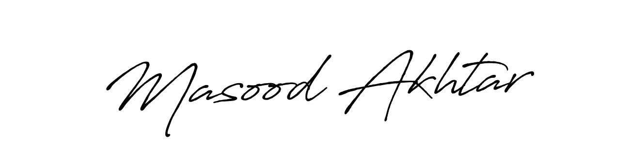 It looks lik you need a new signature style for name Masood Akhtar. Design unique handwritten (Antro_Vectra_Bolder) signature with our free signature maker in just a few clicks. Masood Akhtar signature style 7 images and pictures png