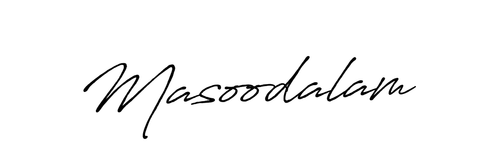 The best way (Antro_Vectra_Bolder) to make a short signature is to pick only two or three words in your name. The name Masoodalam include a total of six letters. For converting this name. Masoodalam signature style 7 images and pictures png