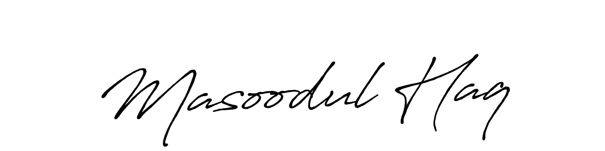 Antro_Vectra_Bolder is a professional signature style that is perfect for those who want to add a touch of class to their signature. It is also a great choice for those who want to make their signature more unique. Get Masoodul Haq name to fancy signature for free. Masoodul Haq signature style 7 images and pictures png