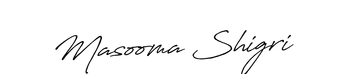 Once you've used our free online signature maker to create your best signature Antro_Vectra_Bolder style, it's time to enjoy all of the benefits that Masooma Shigri name signing documents. Masooma Shigri signature style 7 images and pictures png