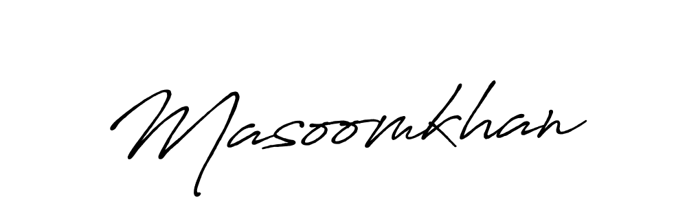 You can use this online signature creator to create a handwritten signature for the name Masoomkhan. This is the best online autograph maker. Masoomkhan signature style 7 images and pictures png