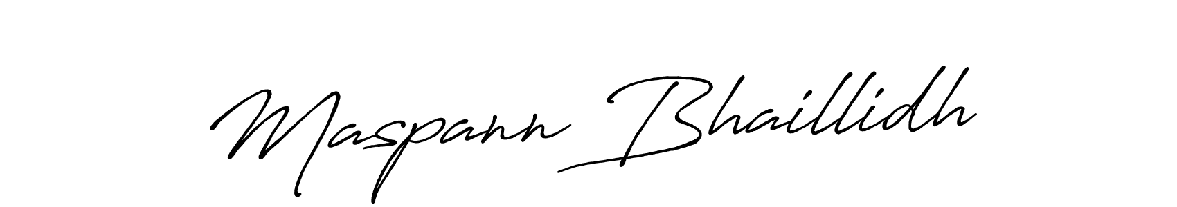 It looks lik you need a new signature style for name Maspann Bhaillidh. Design unique handwritten (Antro_Vectra_Bolder) signature with our free signature maker in just a few clicks. Maspann Bhaillidh signature style 7 images and pictures png