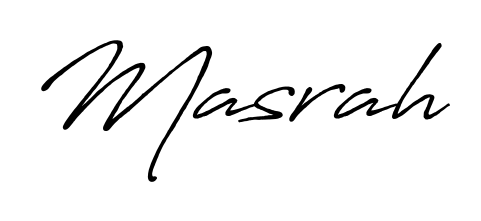 A dynamic signature style for Masrah using Antro_Vectra_Bolder script. Designed to look authentic, handwritten, and professional. Masrah signature style 7 images and pictures png