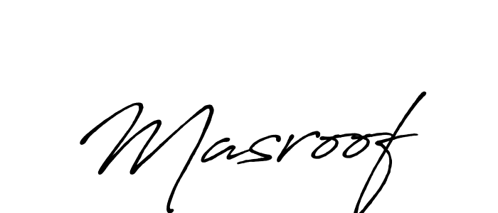 You can use this online signature creator to create a handwritten signature for the name Masroof. This is the best online autograph maker. Masroof signature style 7 images and pictures png