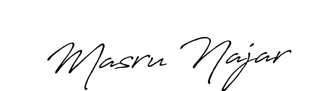 You should practise on your own different ways (Antro_Vectra_Bolder) to write your name (Masru Najar) in signature. don't let someone else do it for you. Masru Najar signature style 7 images and pictures png