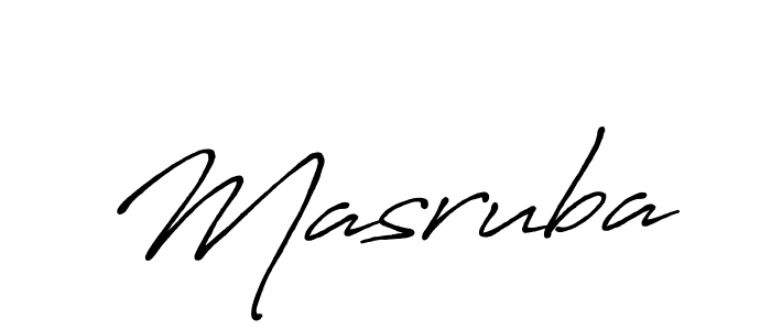 It looks lik you need a new signature style for name Masruba. Design unique handwritten (Antro_Vectra_Bolder) signature with our free signature maker in just a few clicks. Masruba signature style 7 images and pictures png