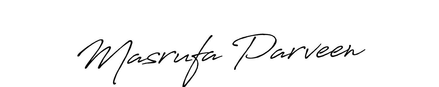 You can use this online signature creator to create a handwritten signature for the name Masrufa Parveen. This is the best online autograph maker. Masrufa Parveen signature style 7 images and pictures png