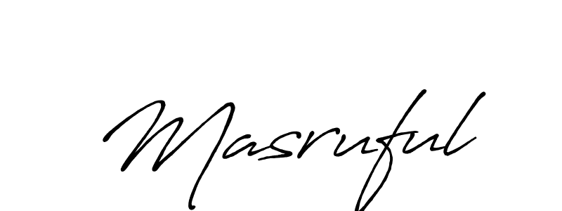 You can use this online signature creator to create a handwritten signature for the name Masruful. This is the best online autograph maker. Masruful signature style 7 images and pictures png