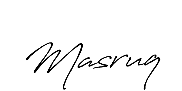 How to Draw Masruq signature style? Antro_Vectra_Bolder is a latest design signature styles for name Masruq. Masruq signature style 7 images and pictures png