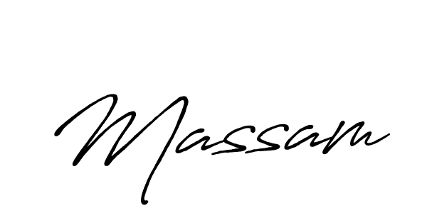 Best and Professional Signature Style for Massam. Antro_Vectra_Bolder Best Signature Style Collection. Massam signature style 7 images and pictures png