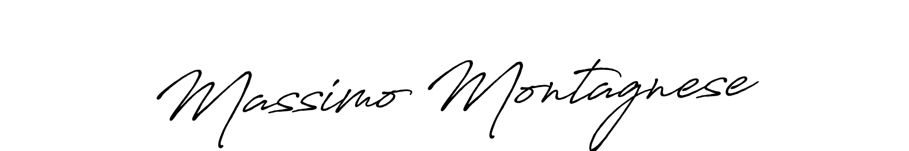 It looks lik you need a new signature style for name Massimo Montagnese. Design unique handwritten (Antro_Vectra_Bolder) signature with our free signature maker in just a few clicks. Massimo Montagnese signature style 7 images and pictures png