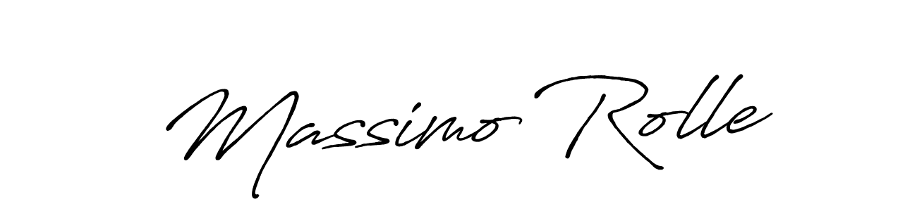Also You can easily find your signature by using the search form. We will create Massimo Rolle name handwritten signature images for you free of cost using Antro_Vectra_Bolder sign style. Massimo Rolle signature style 7 images and pictures png