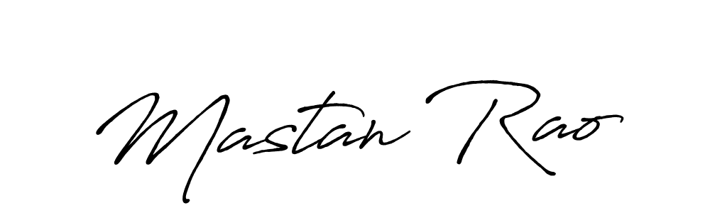 It looks lik you need a new signature style for name Mastan Rao. Design unique handwritten (Antro_Vectra_Bolder) signature with our free signature maker in just a few clicks. Mastan Rao signature style 7 images and pictures png