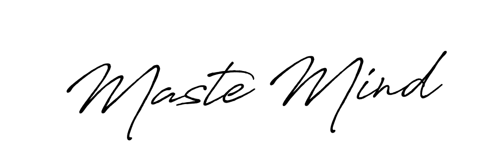 Also we have Maste Mind name is the best signature style. Create professional handwritten signature collection using Antro_Vectra_Bolder autograph style. Maste Mind signature style 7 images and pictures png