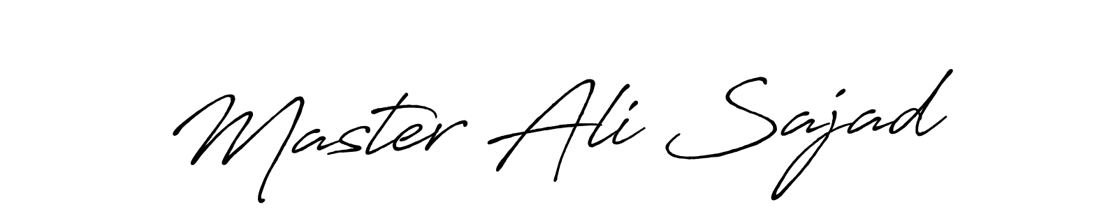 Also we have Master Ali Sajad name is the best signature style. Create professional handwritten signature collection using Antro_Vectra_Bolder autograph style. Master Ali Sajad signature style 7 images and pictures png