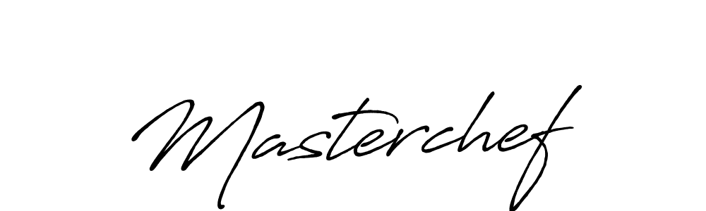 Masterchef stylish signature style. Best Handwritten Sign (Antro_Vectra_Bolder) for my name. Handwritten Signature Collection Ideas for my name Masterchef. Masterchef signature style 7 images and pictures png