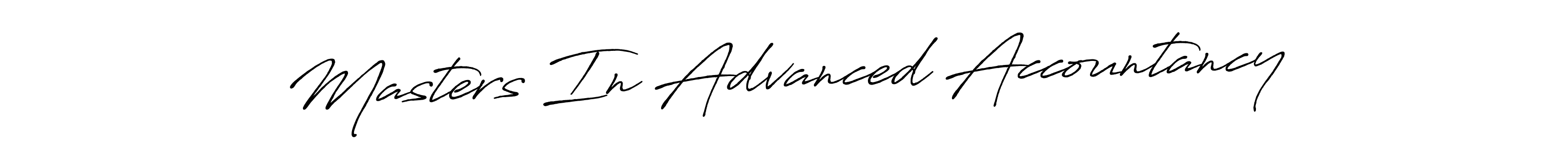 Best and Professional Signature Style for Masters In Advanced Accountancy. Antro_Vectra_Bolder Best Signature Style Collection. Masters In Advanced Accountancy signature style 7 images and pictures png