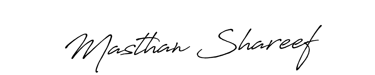 How to Draw Masthan Shareef signature style? Antro_Vectra_Bolder is a latest design signature styles for name Masthan Shareef. Masthan Shareef signature style 7 images and pictures png
