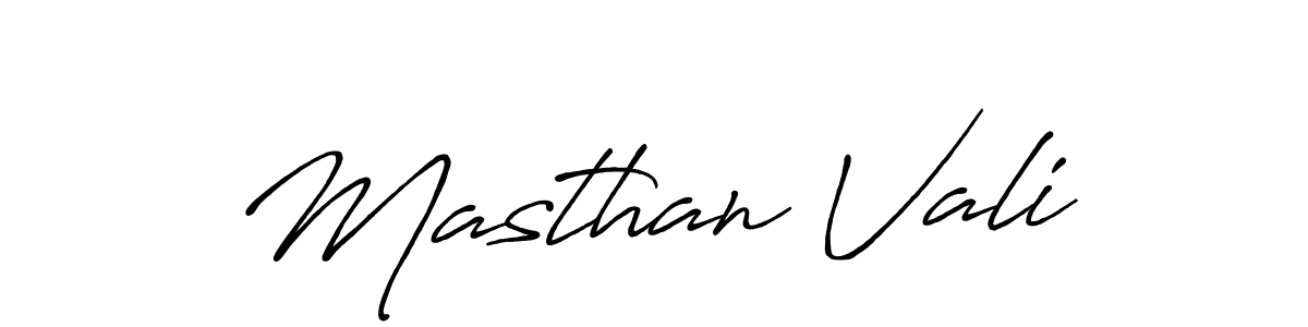 The best way (Antro_Vectra_Bolder) to make a short signature is to pick only two or three words in your name. The name Masthan Vali include a total of six letters. For converting this name. Masthan Vali signature style 7 images and pictures png