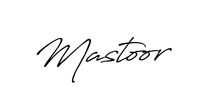 You should practise on your own different ways (Antro_Vectra_Bolder) to write your name (Mastoor) in signature. don't let someone else do it for you. Mastoor signature style 7 images and pictures png